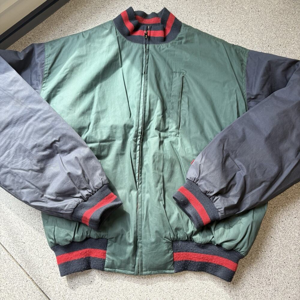 Vintage Polo Ralph Lauren Country Bomber Jacket Men’s Size Medium Colorblock
